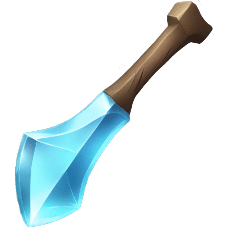 crystal axe emoji