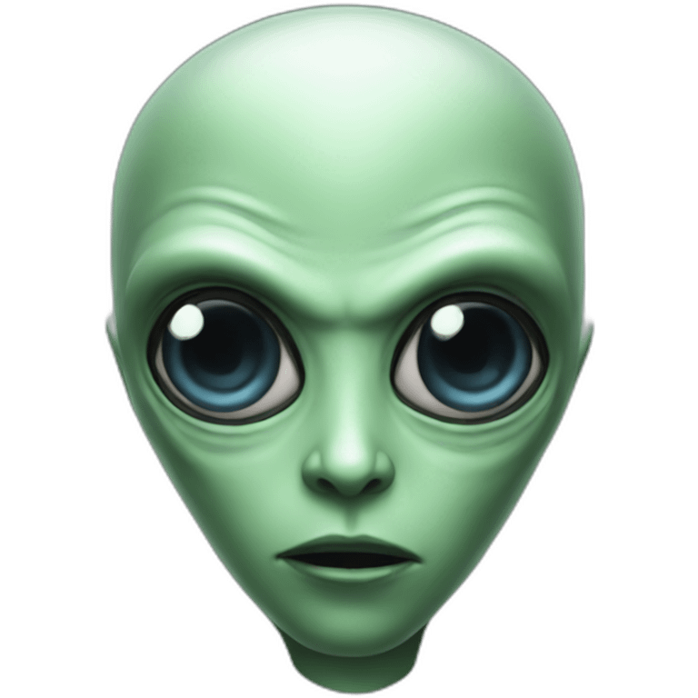 high alien emoji