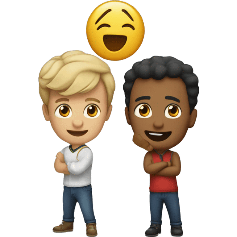 cuatro personas jugando al parchís emoji