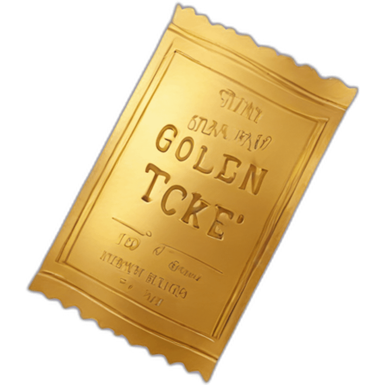 Golden Ticket emoji