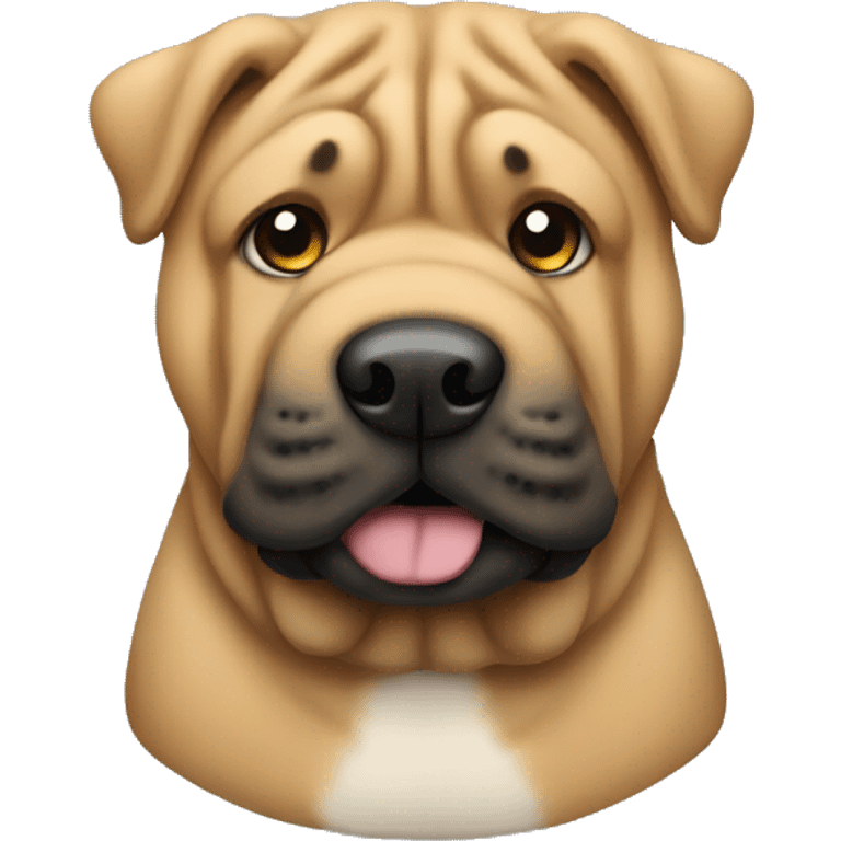 sharpei dog emoji