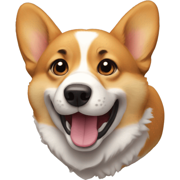 Corgi that bites emoji