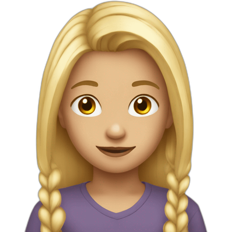 kid 7 years blonde emoji