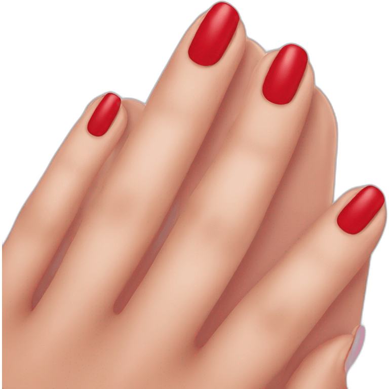 Red nails emoji