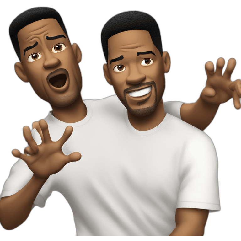 Will Smith slapping Chris rock emoji