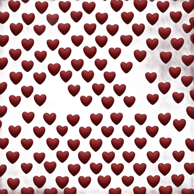 dark red heart emoji