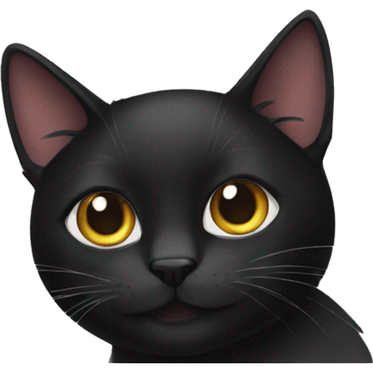 Black cat emoji