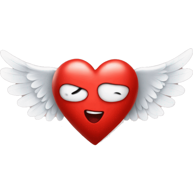 Heart with wings emoji