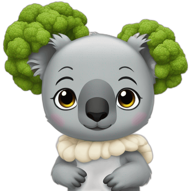 koala broccoli princess shrimp emoji