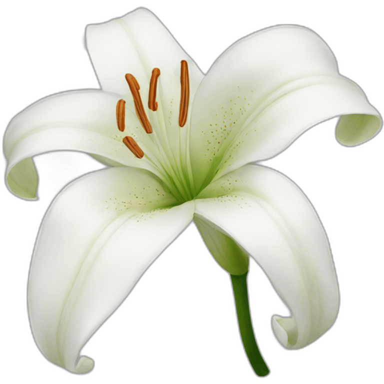 white lily emoji