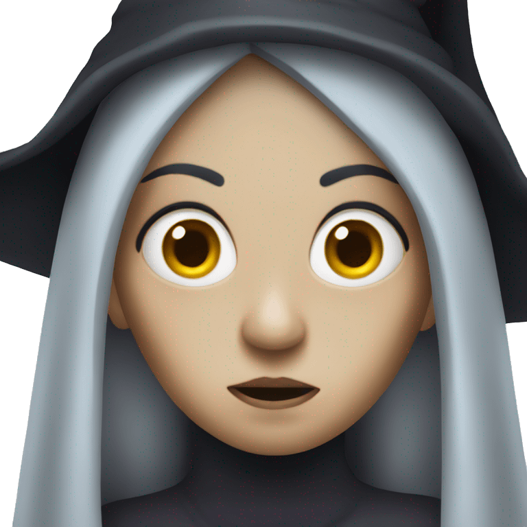 Witch With Horror Face emoji