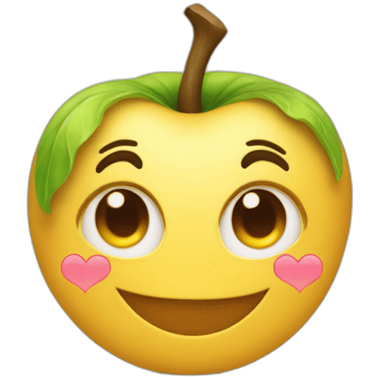 Emoji love appel emoji