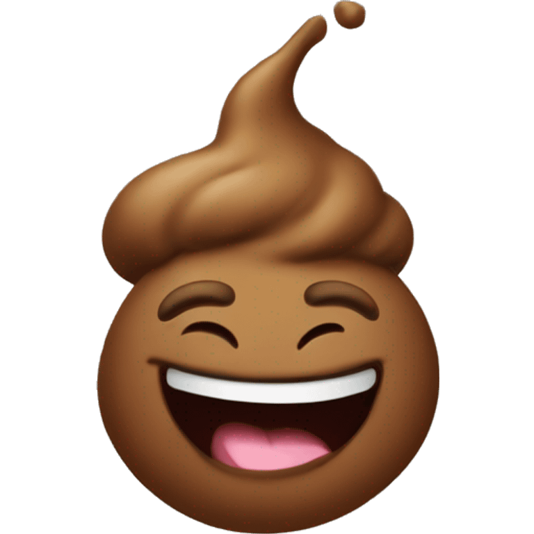 Cheerful poop Cheerful poop emoji