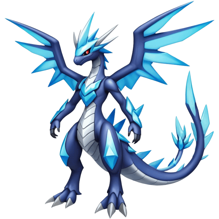  cool edgy shiny colorful godly ethereal Dialga-Fakemon full body emoji