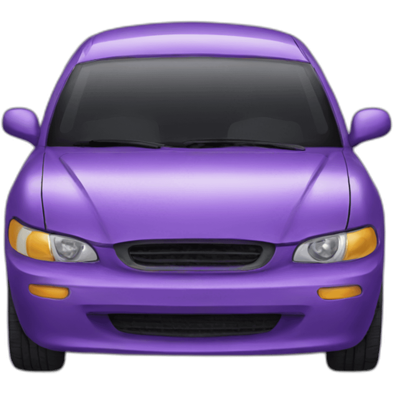 Purple car emoji