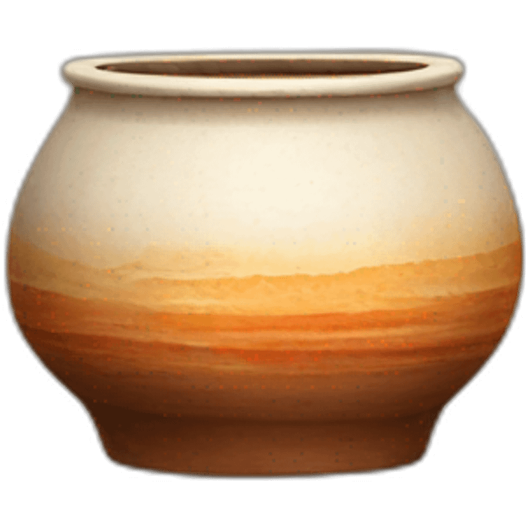 wood fired glazed pot emoji