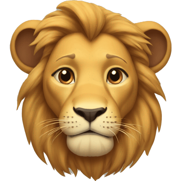 Simba from king of lions  emoji