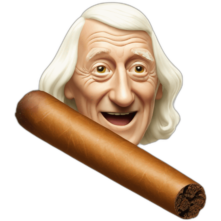 Sir Jimmy Savile's cigar emoji