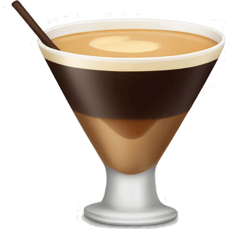 espresso martini in rounded cup emoji