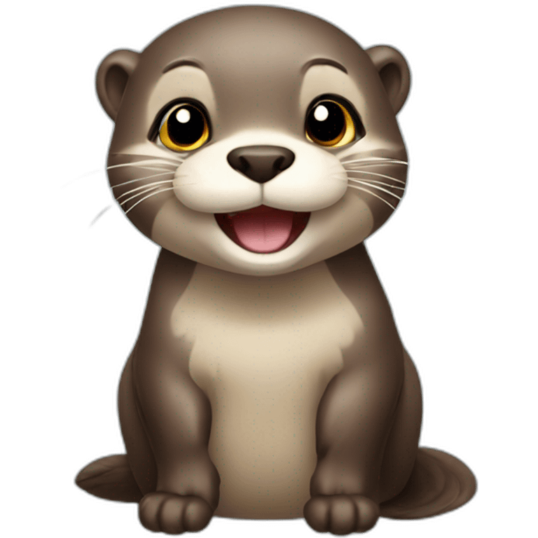 Cutie otter emoji