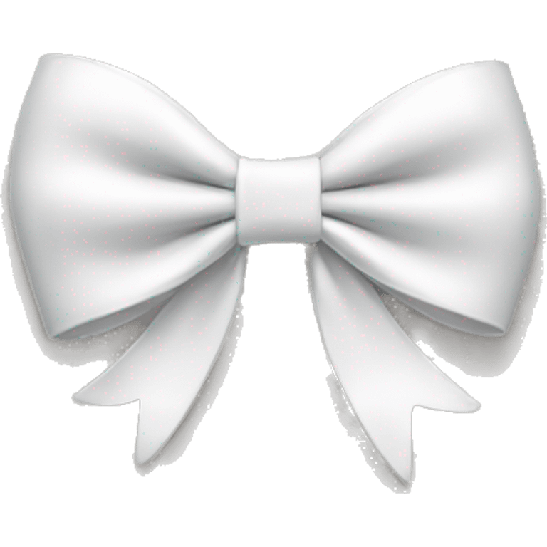 White bow  emoji