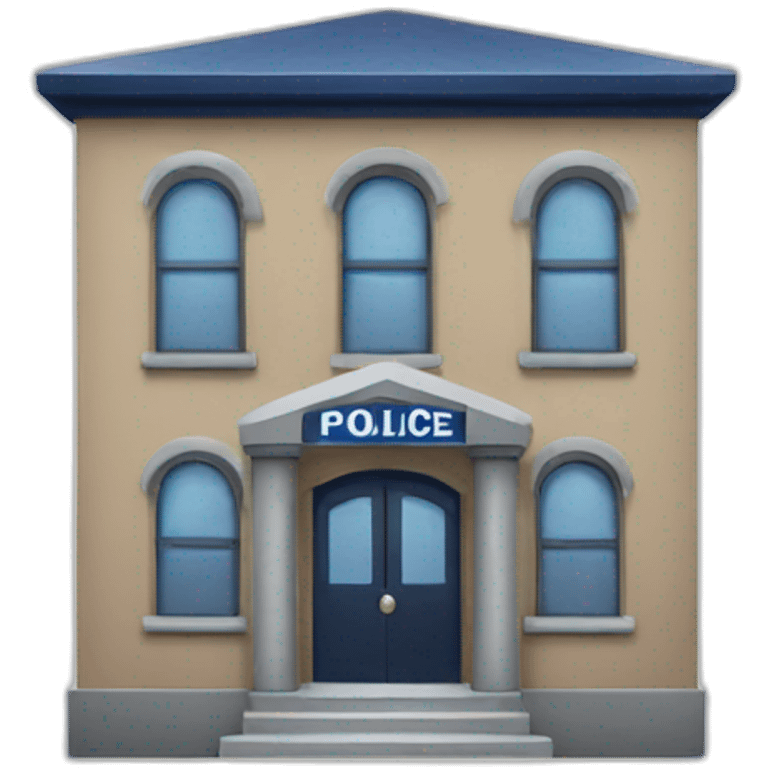 a police station emoji