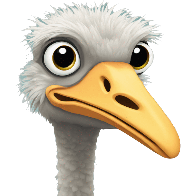 Ostrich emoji