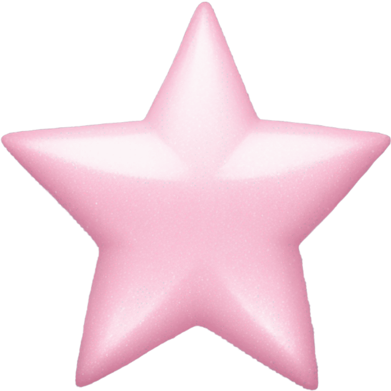 pale pink star sparkle emoji