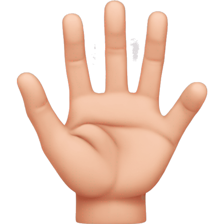 pinky fingers interlocked with palms facing viewer emoji