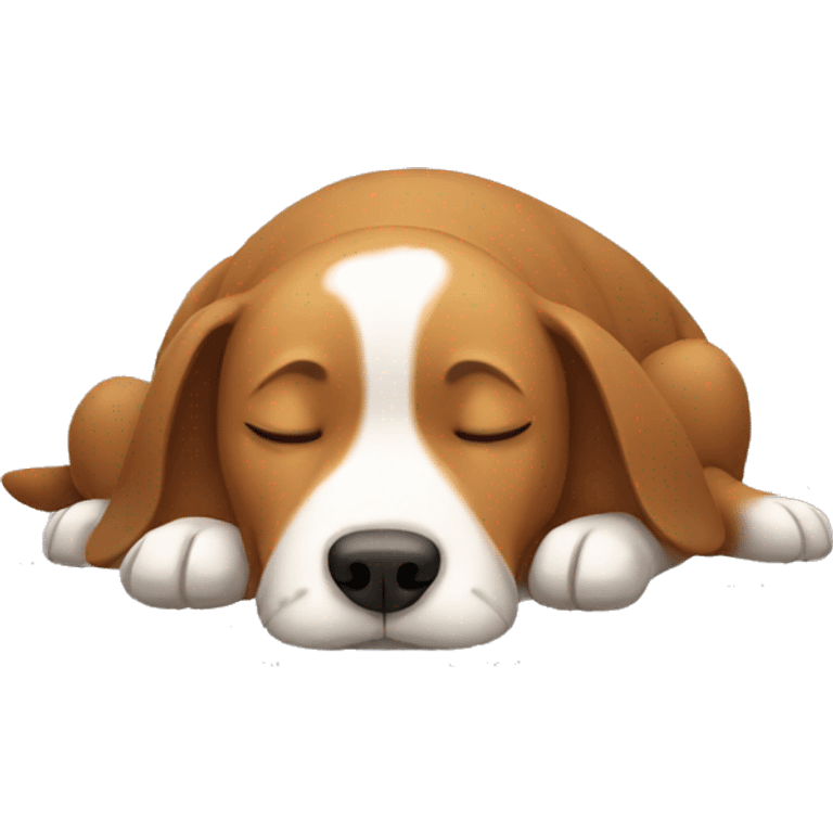 Sleeping dog emoji