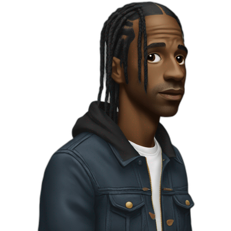 Realistic Travis Scott emoji