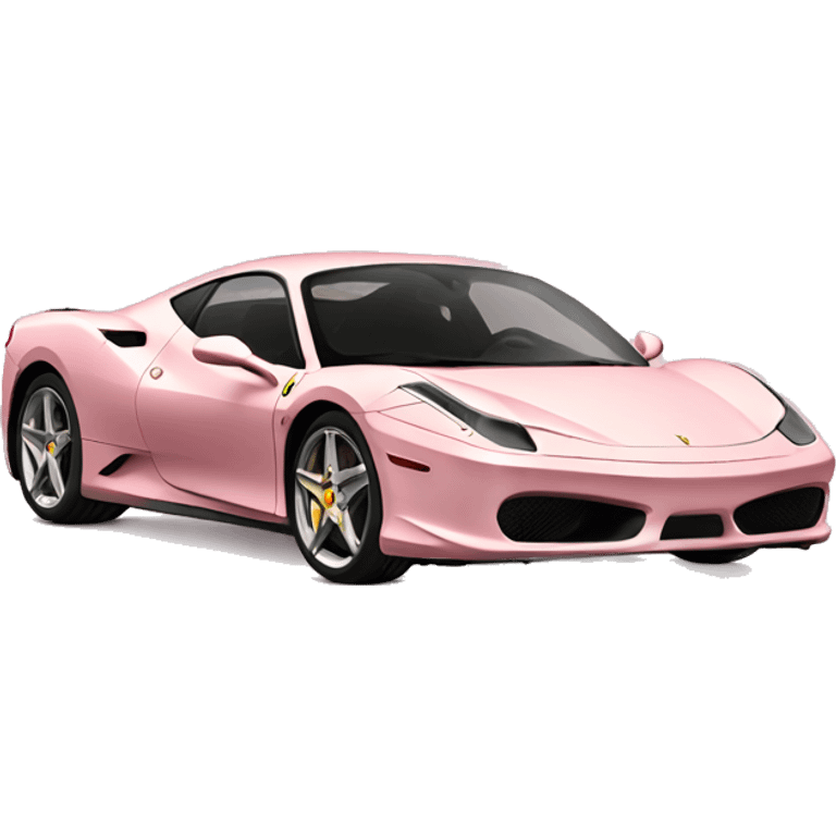 small light pink ferrari  emoji