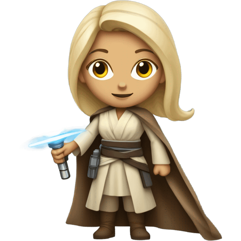 White Girl Jedi emoji