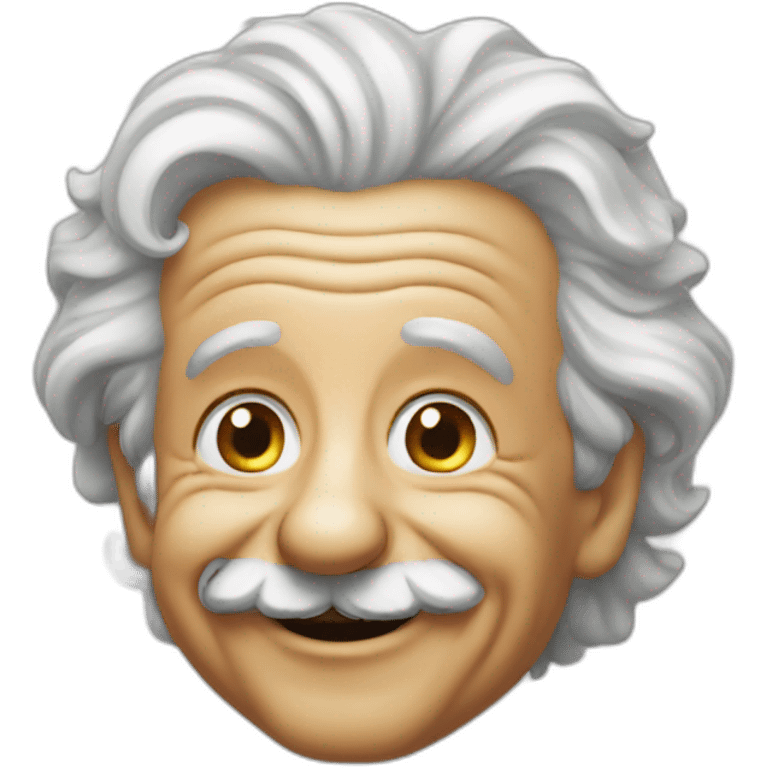 albert einstein smile emoji