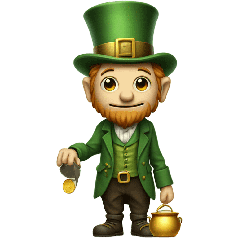 Sad leprechaun emoji