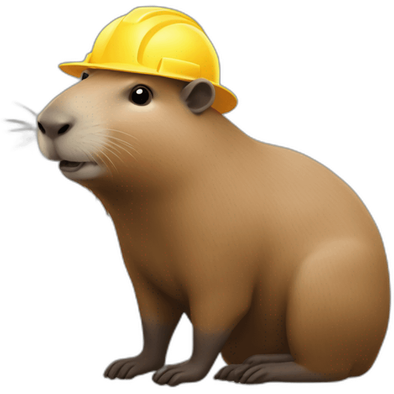 constructor capybara emoji