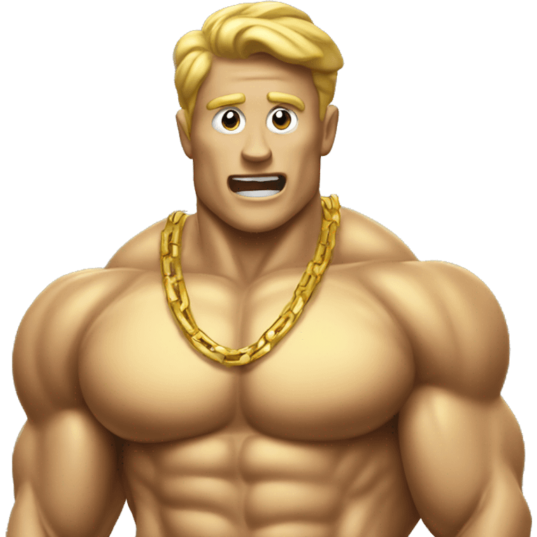 gold coin muscle emoji