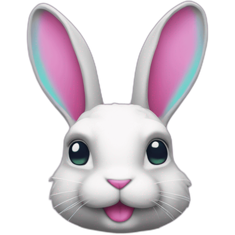 vaporwave rabbit emoji