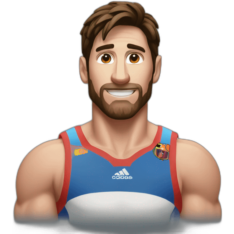 musculer messi emoji