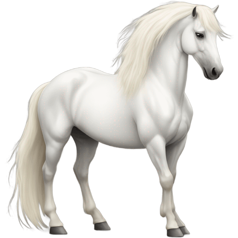 White horse emoji