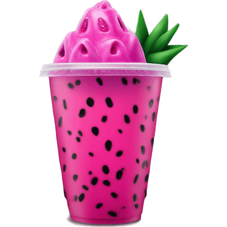 Mango dragonfruit Starbucks refresher realistic  emoji