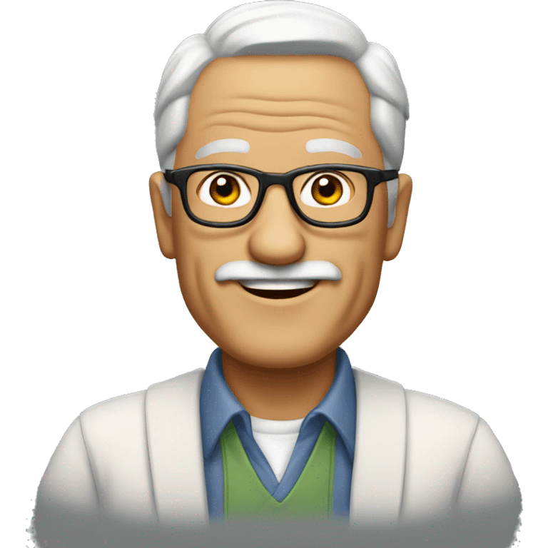  Old School guy emoji