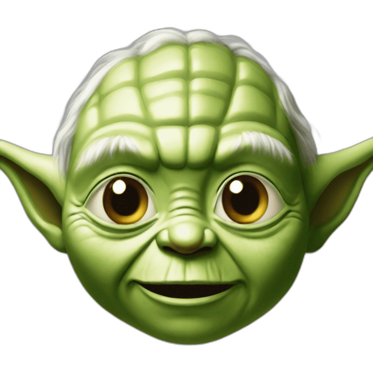 yoda smiling emoji