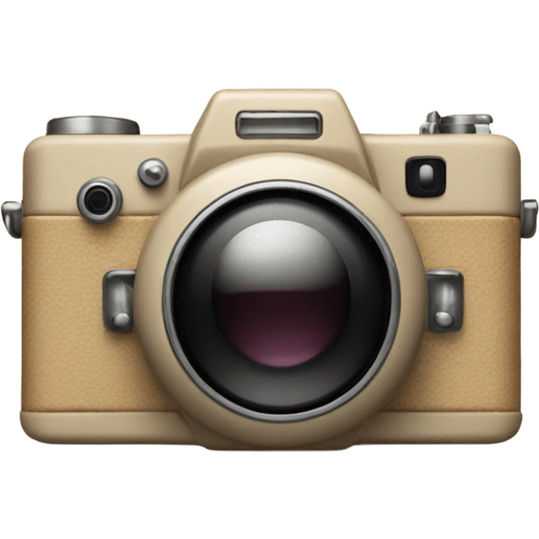 Beige camera emoji