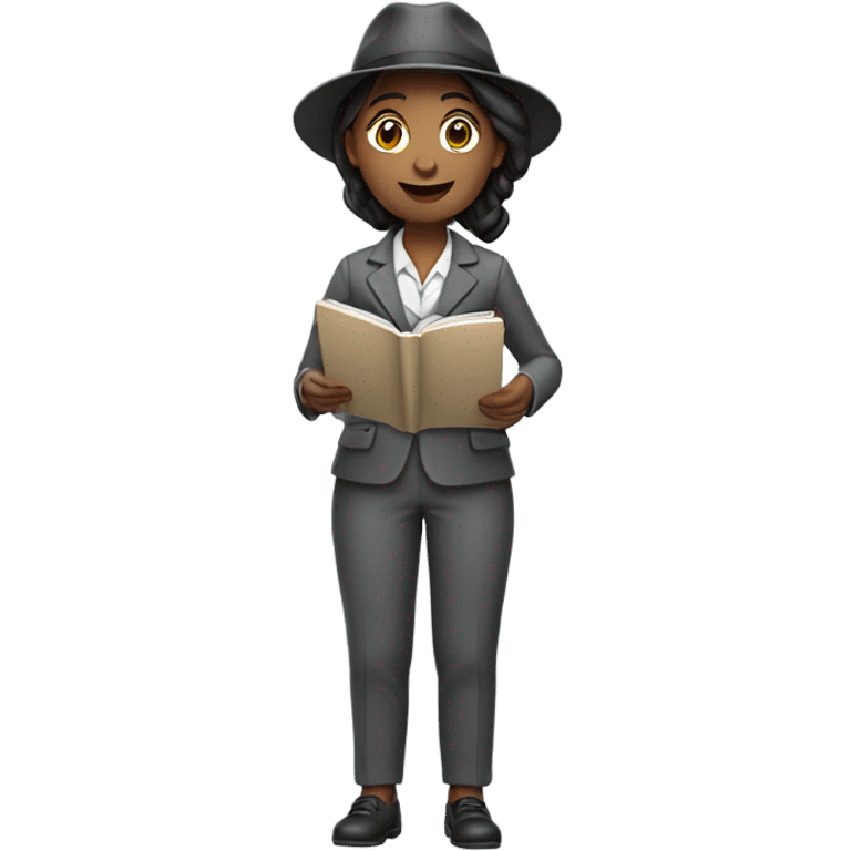 Tour guide woman standing emoji