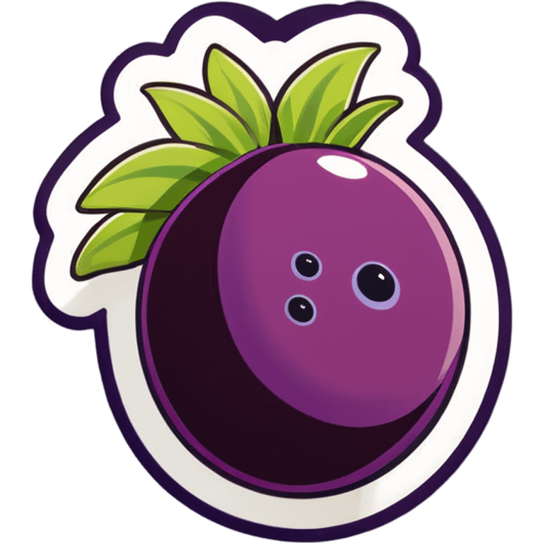 Acai berry beautiful  emoji