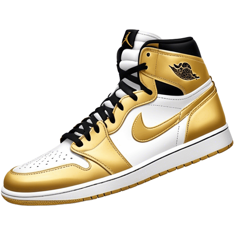 air Jordan 1 gold emoji