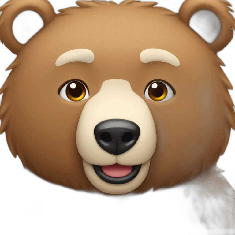 poutin on a bear emoji