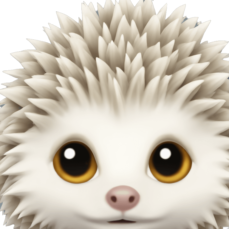 White african Pygmy Hedgehog  emoji