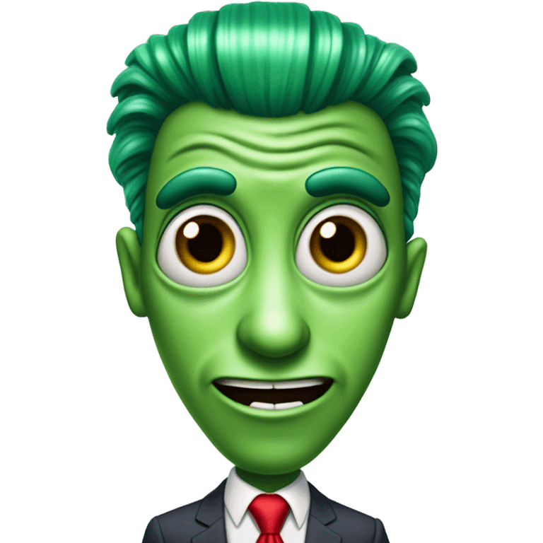 Alien trump emoji